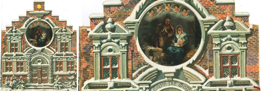 Adventshäuschen um 1930