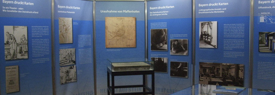 Heimat auf Stein, Blick in die Wanderausstellung