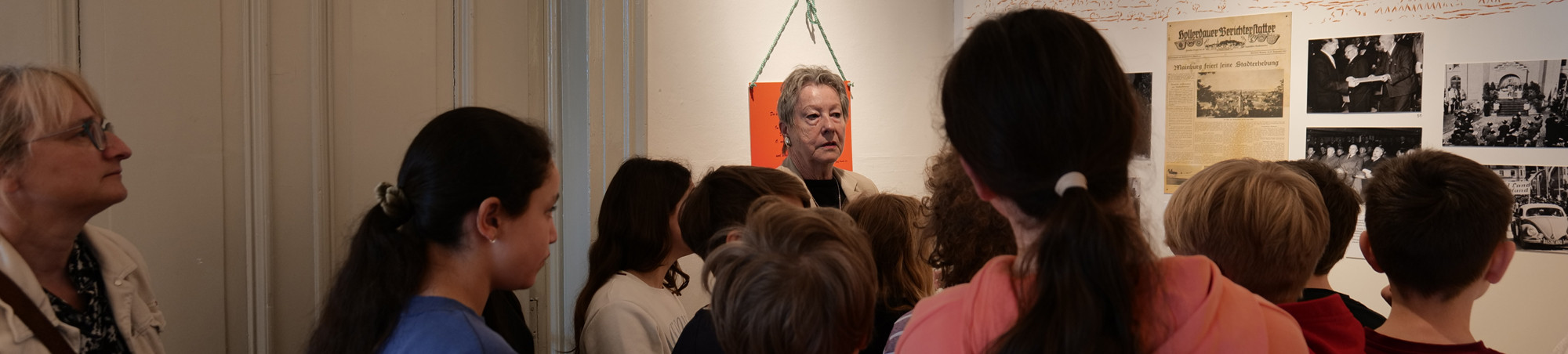 Endpunkt der Ausstellung: Stadterhebung Mainburg 1954. © B. Schneider 2022