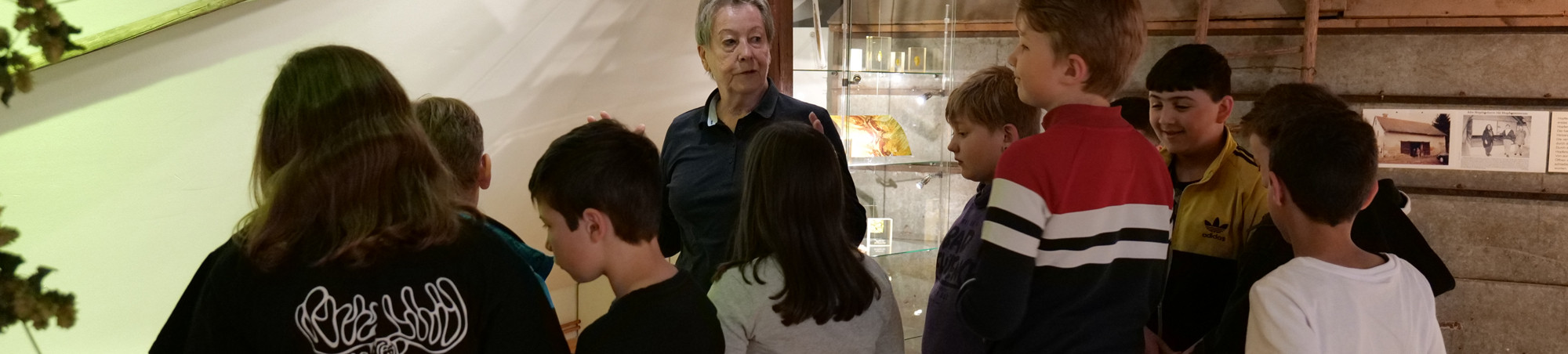 Im Dachgeschoss: Hopfenverarbeitung früher. © B. Schneider 2022