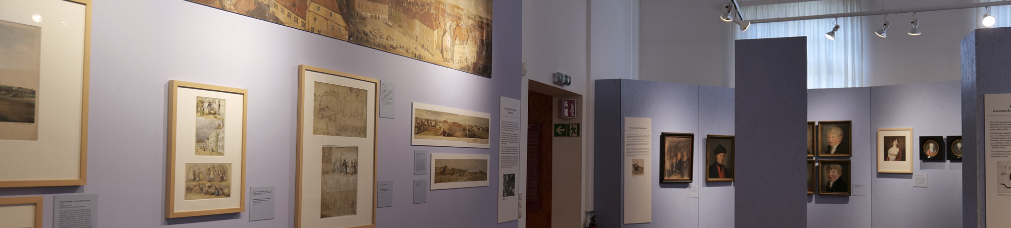 Blick in die Ausstellung &quot;Ein Mainburger in London&quot;