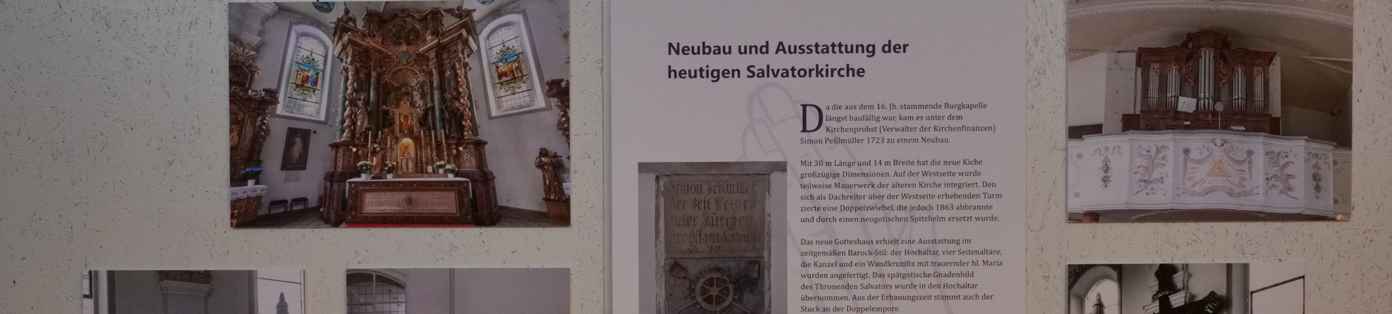 Neubau und Ausstattung der heutigen Salvatorkirche