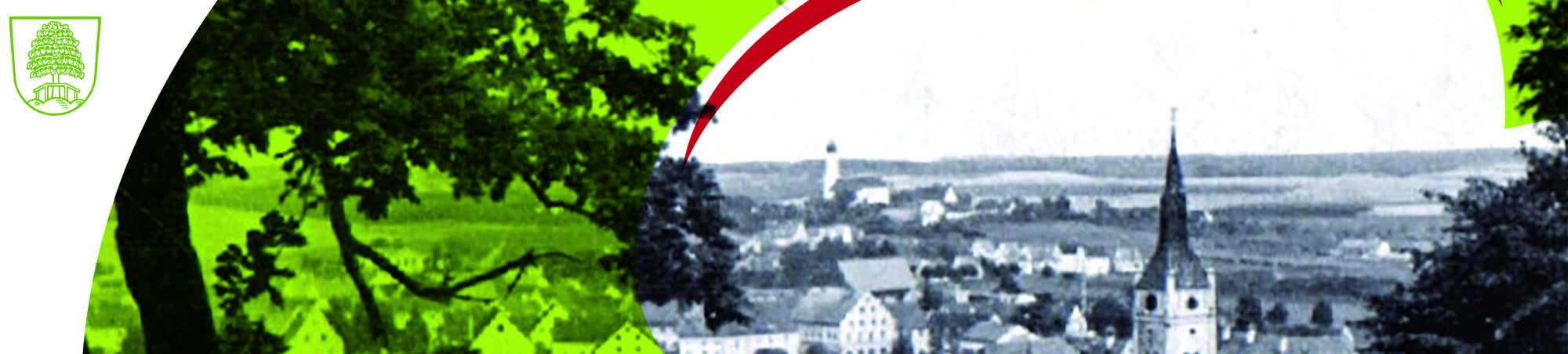 Blick auf Mainburg von Salvator aus auf alte Liebfrauenkirche